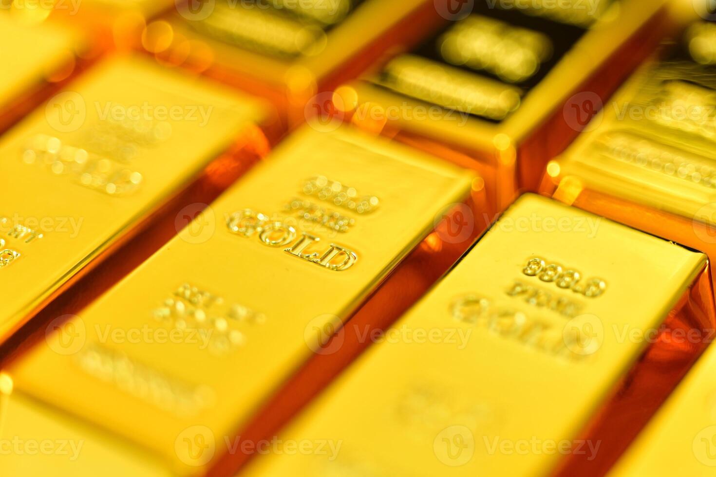 Close up photo a gold bar