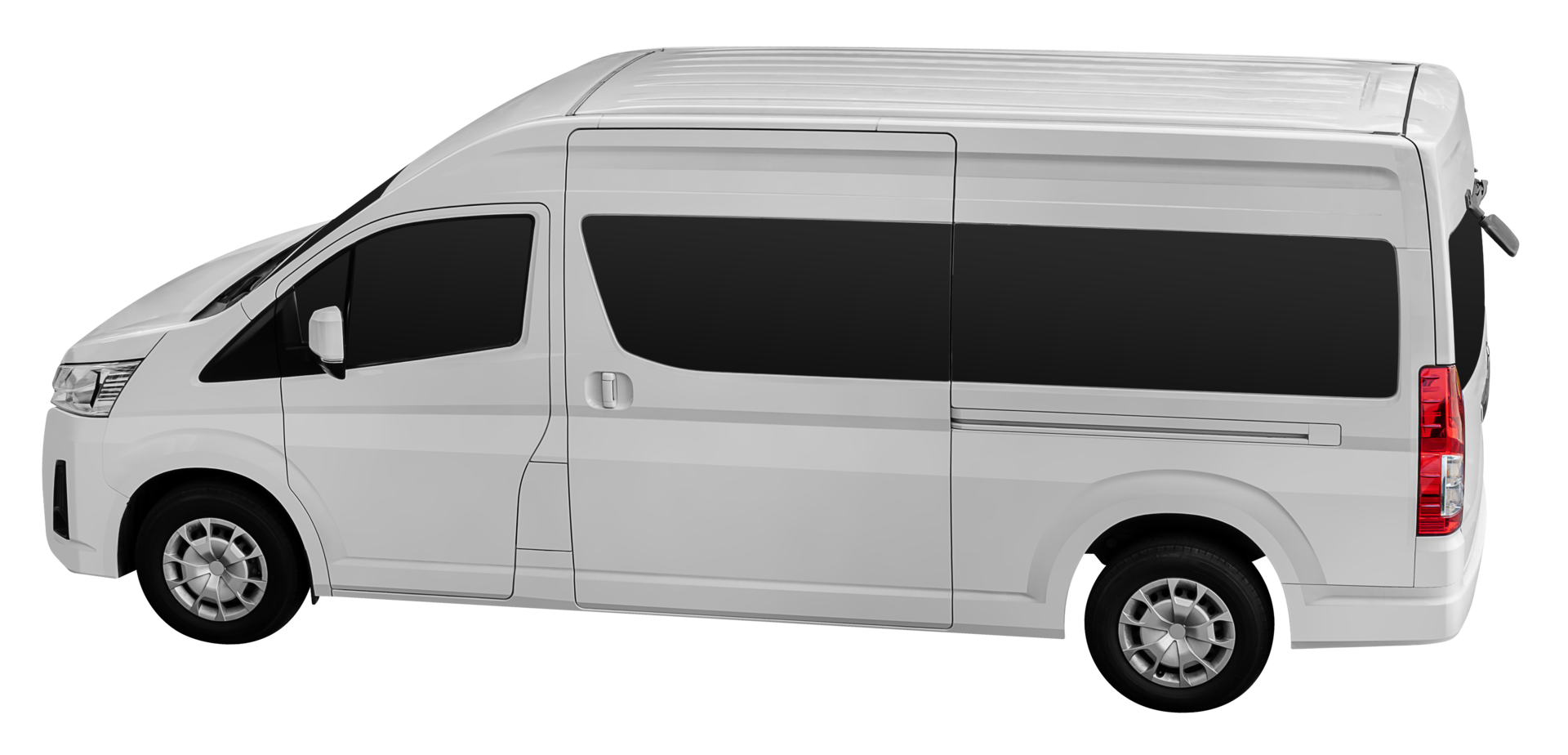 Sideview white van png