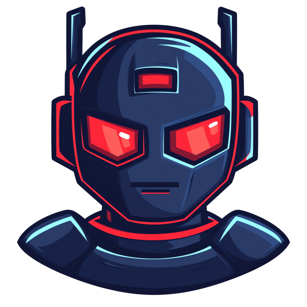 Futuristic Robot Head AI, Technology, Sci-Fi, Cyber, Machine png