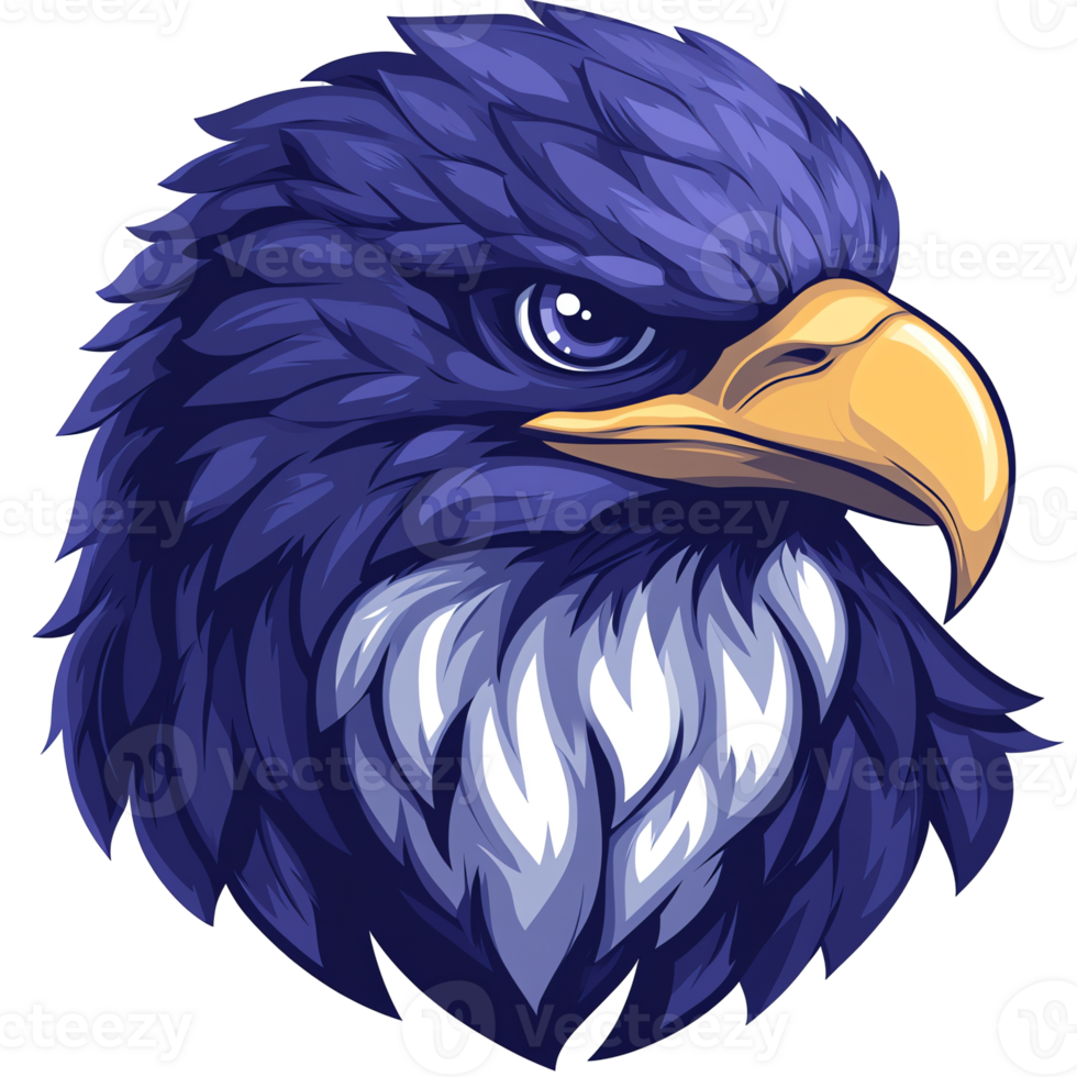 Illustration - Majestic Eagle Head, Feathers, Beak, Wildlife png