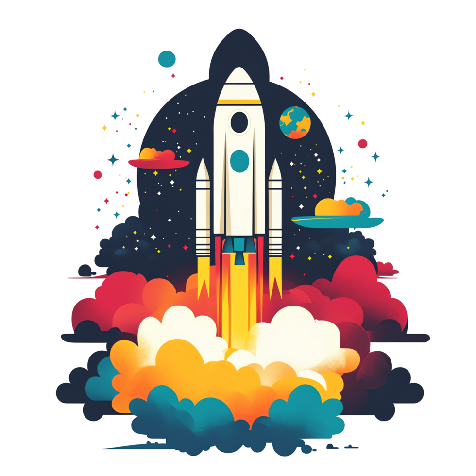 Rocket Launch Space Exploration png