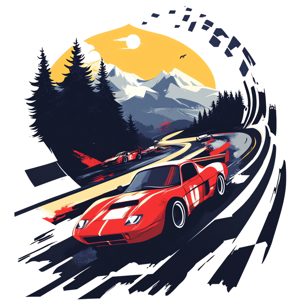 Mountain Race Speed, Curves, and Peaks png