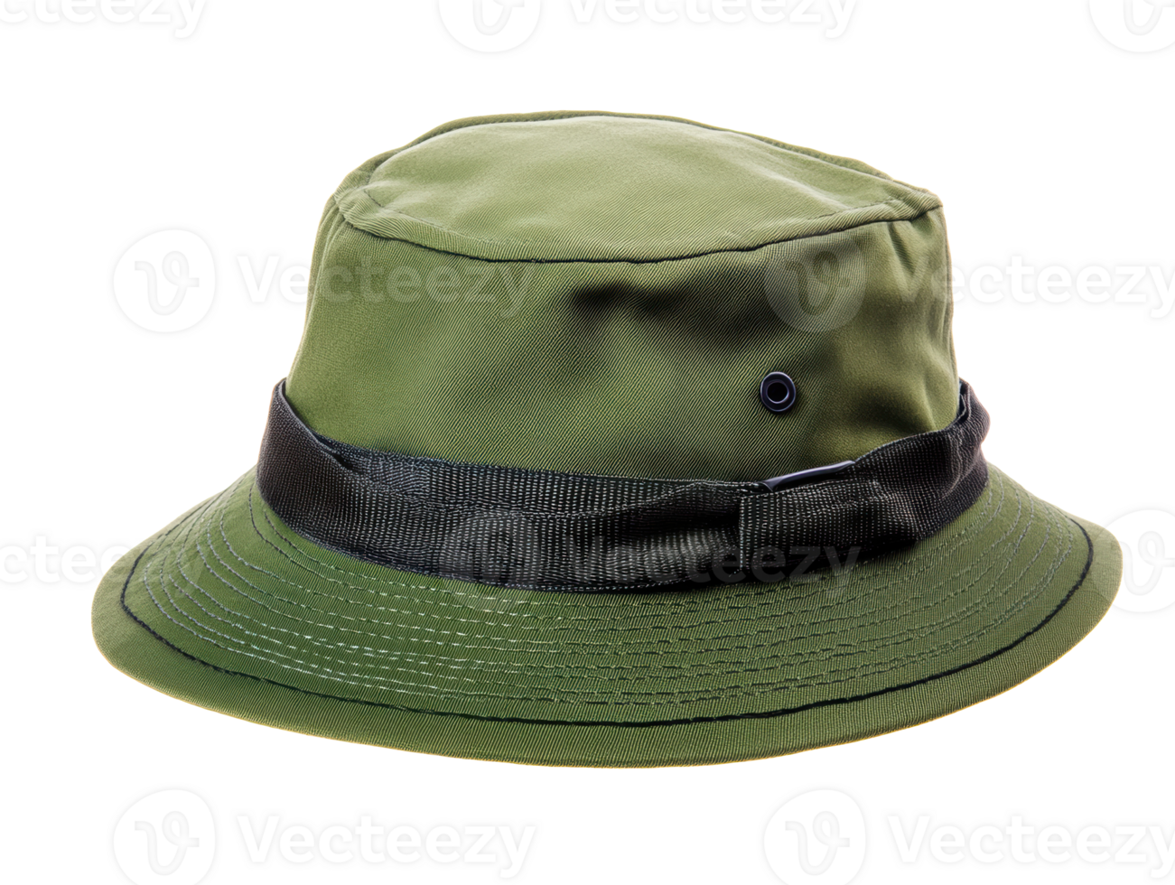 Green bucket hat suitable for outdoor activities and fashion trends png