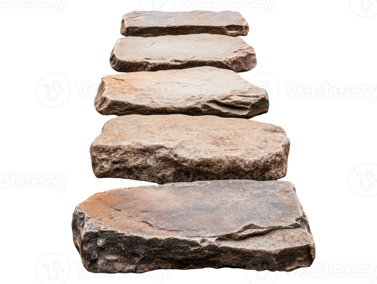 Natural stone pathway for garden landscaping and outdoor design ideas png