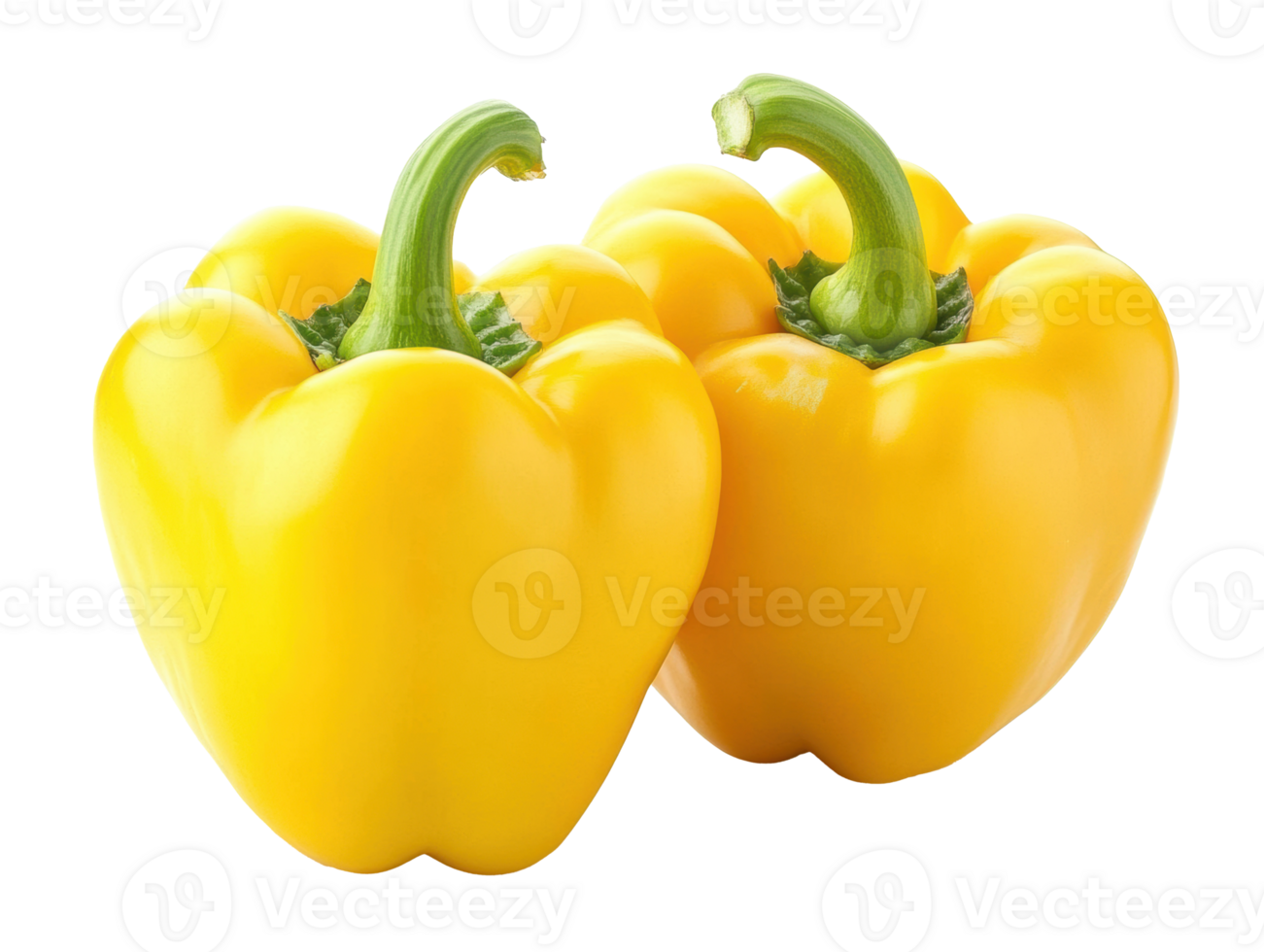 Fresh yellow bell peppers for cooking and healthy meals png