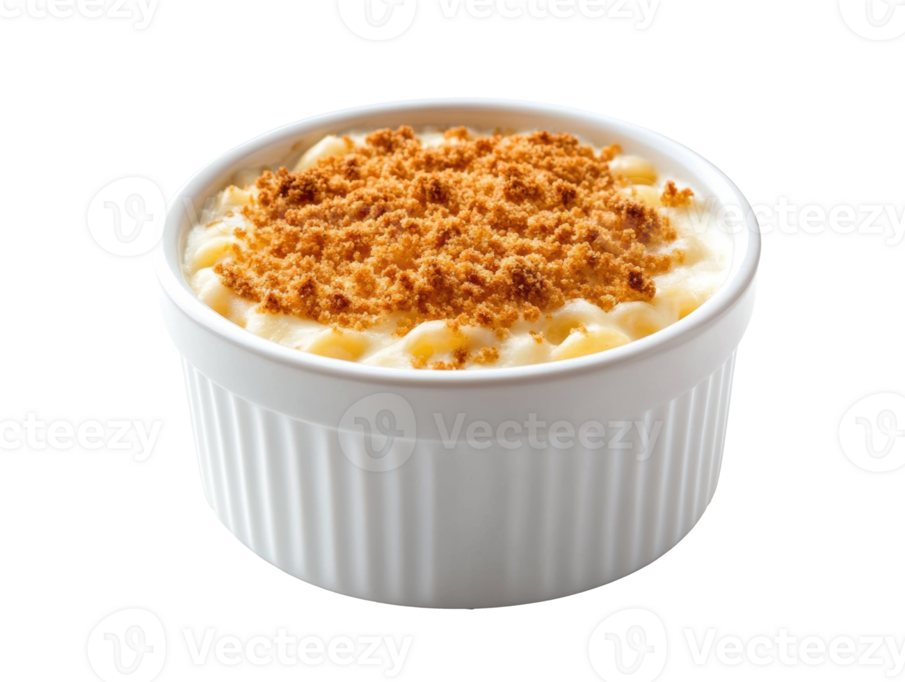 Creamy dessert topped with crunchy crumbs for a delightful treat png
