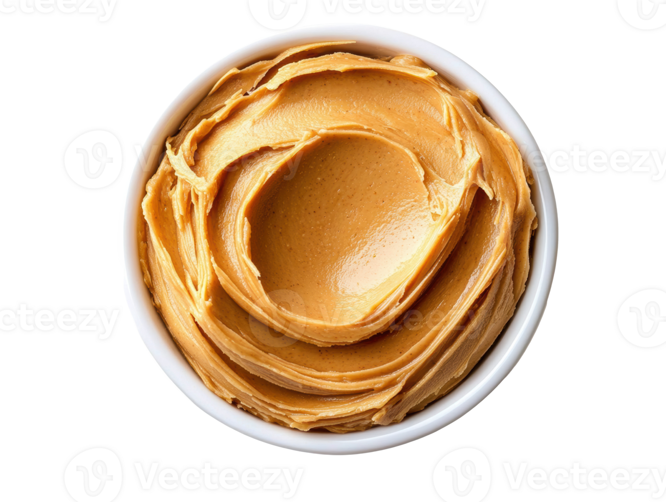 Creamy peanut butter in a bowl for snacks or baking purposes png