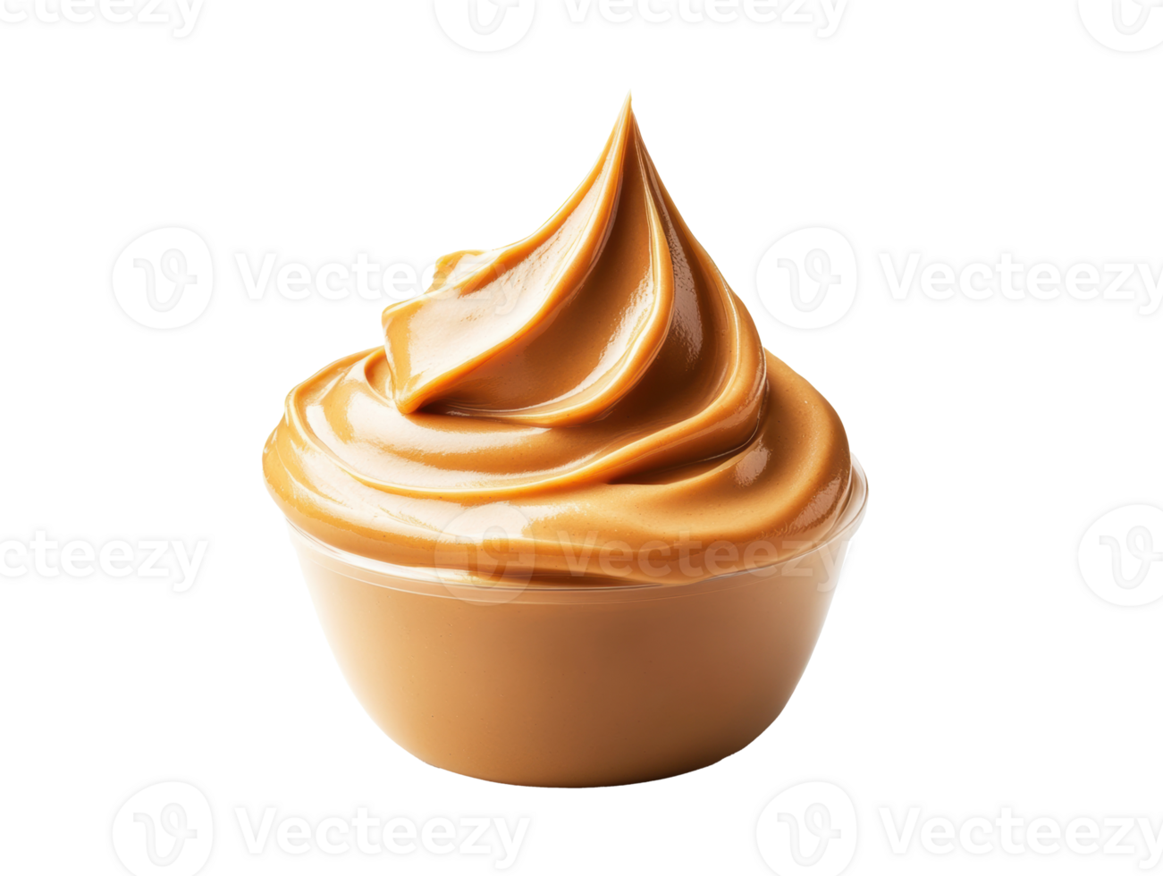 Creamy peanut butter swirl for delicious recipes and snacks png