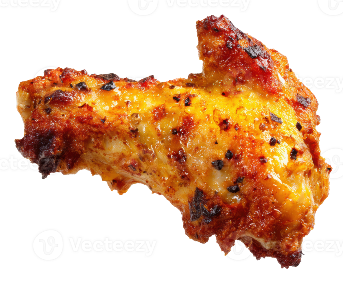 Appetizing grilled chicken wing perfect for game day celebration png