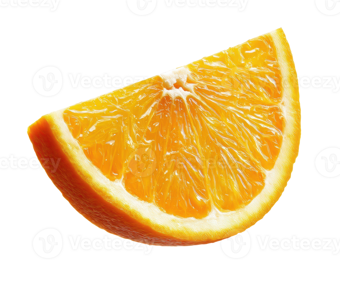 Fresh orange slice ready for healthy snacks and recipes png