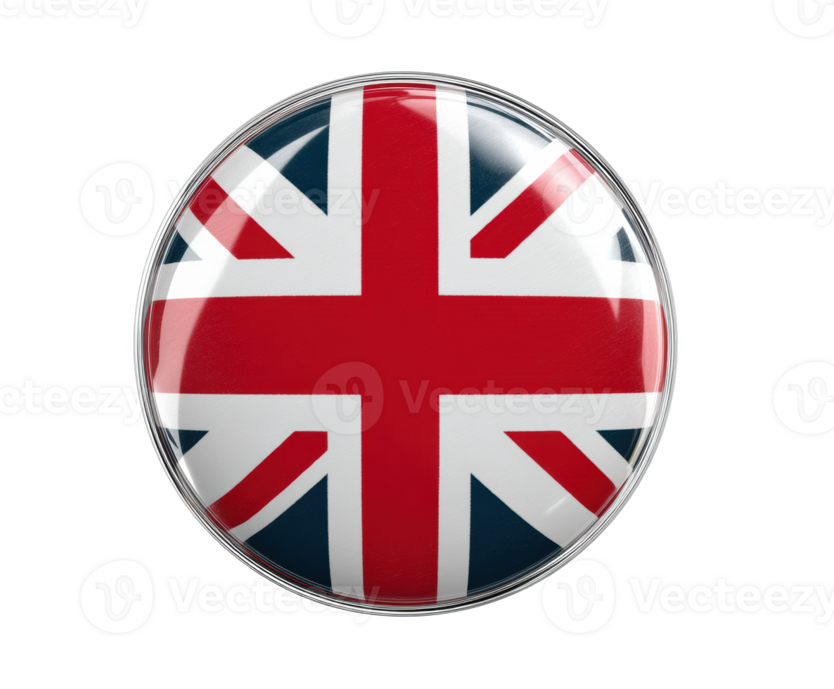 United Kingdom flag badge for national pride and celebration png