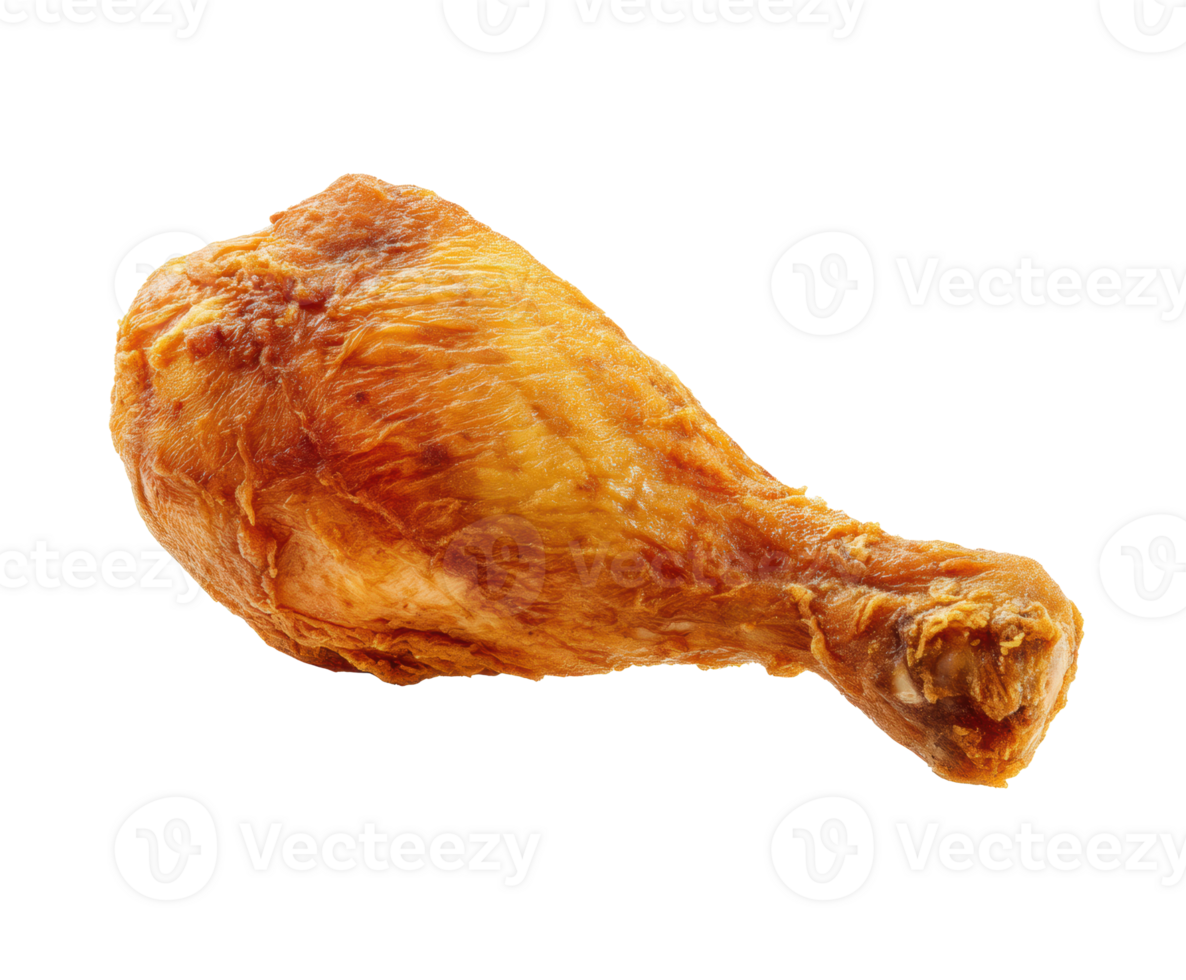 Crispy fried chicken drumstick for delicious meals and gatherings png