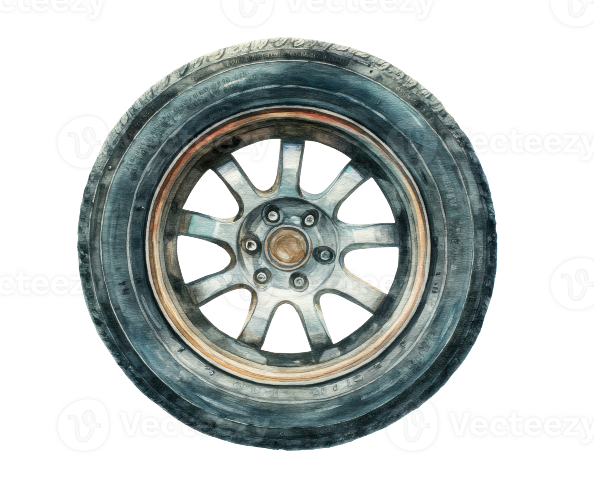 Tire design for automotive projects and promotional materials png