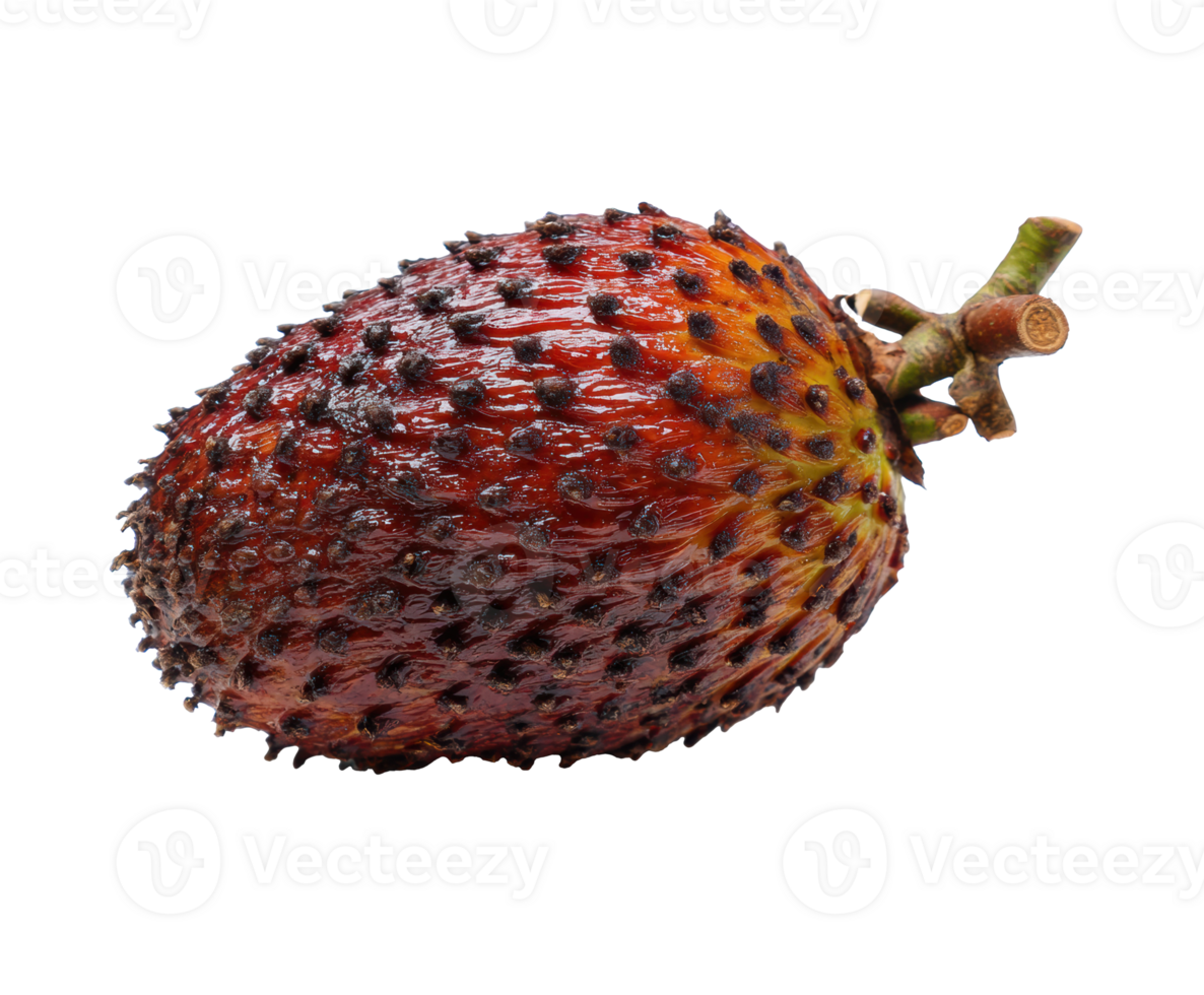 Unique tropical fruit with textured skin and vibrant colors png