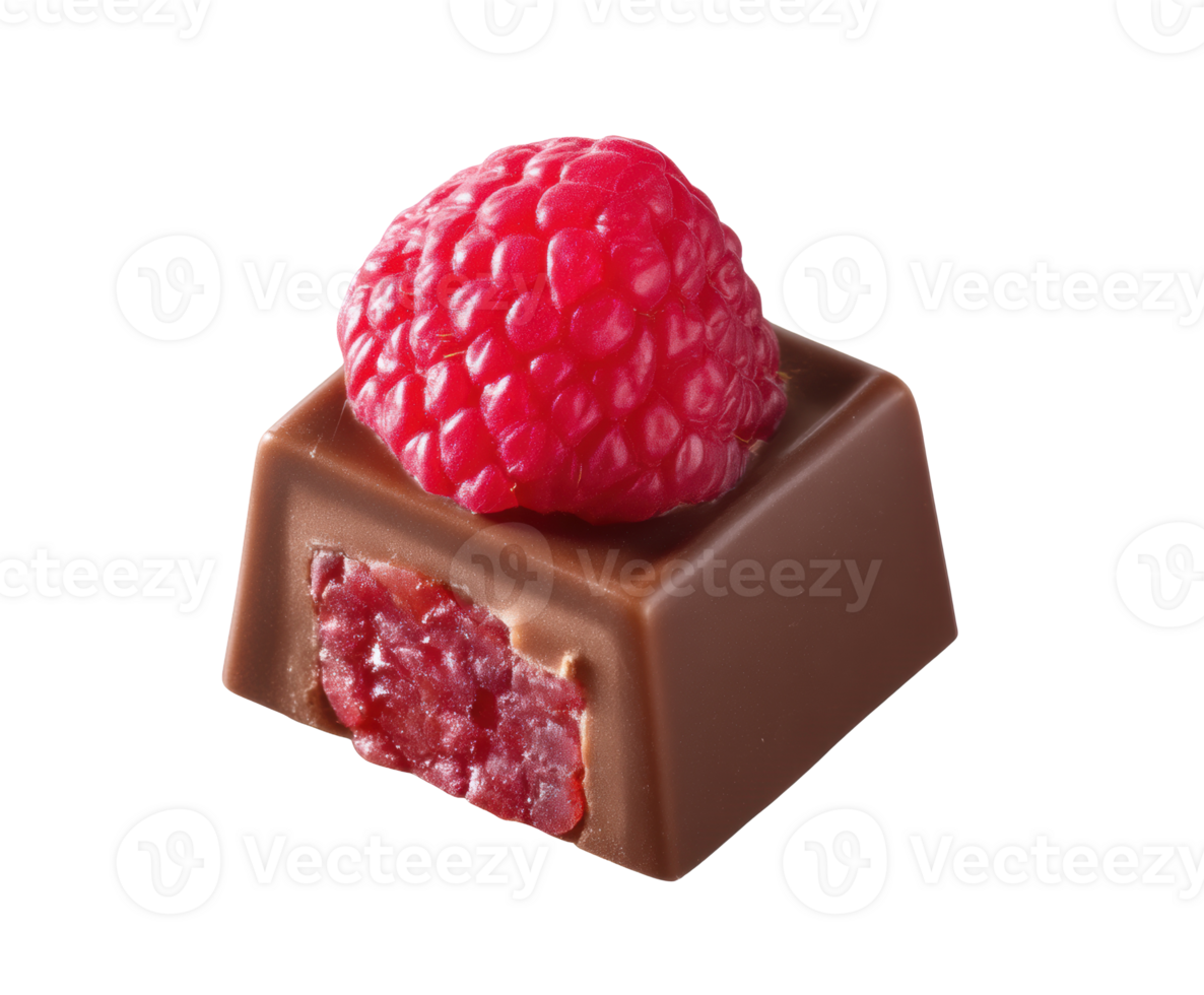 Decadent chocolate raspberry treat for celebrations png