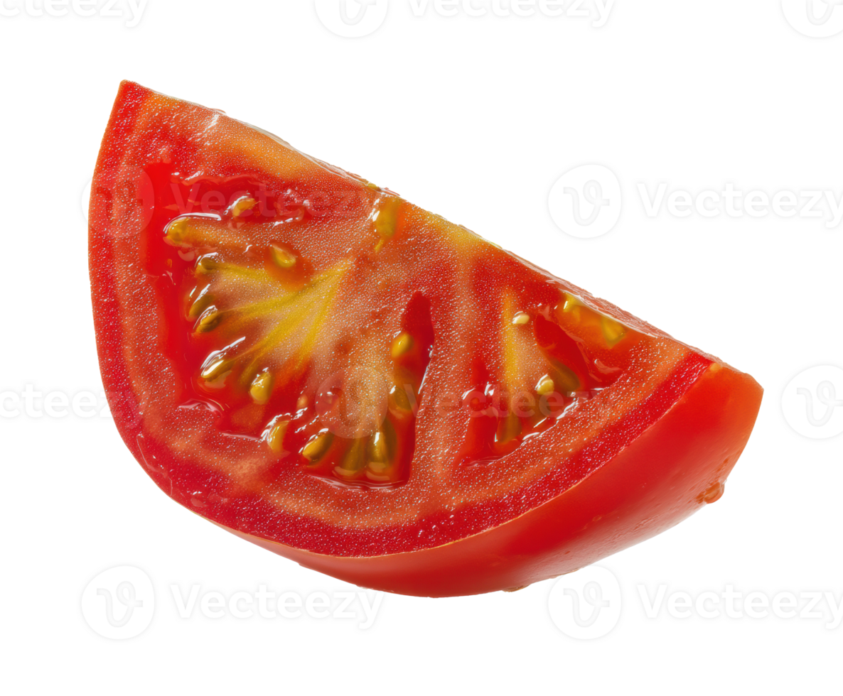 Sliced ripe tomato for fresh salads and culinary dishes png