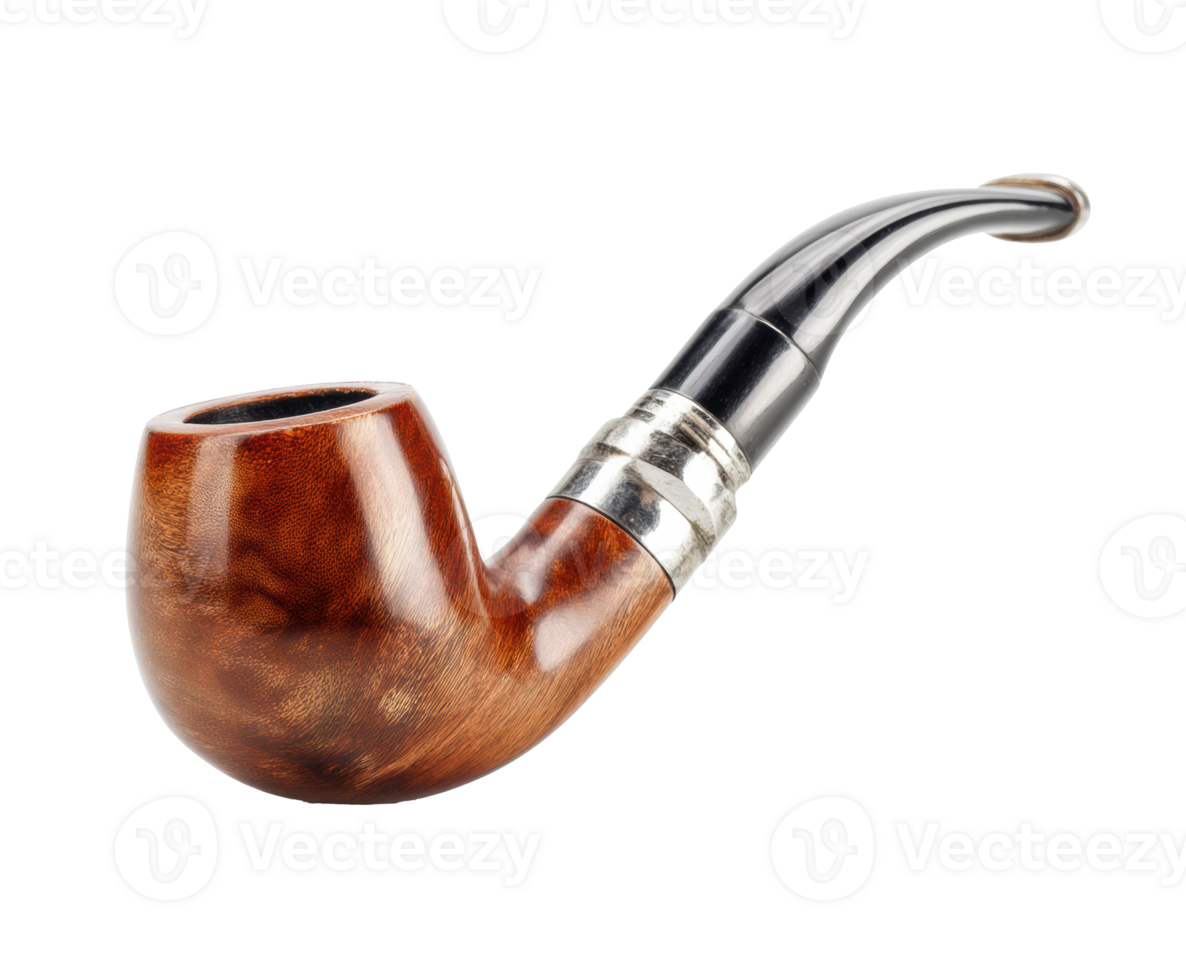 Elegant tobacco pipe for a relaxing smoking experience png