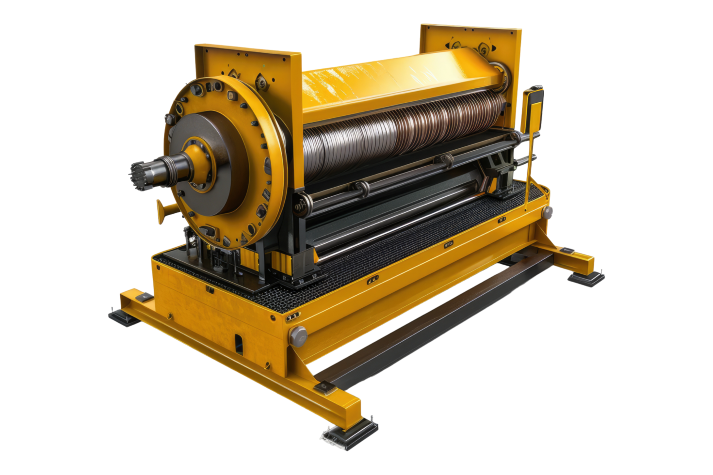 corrugation machine heater isolated on transparent background png