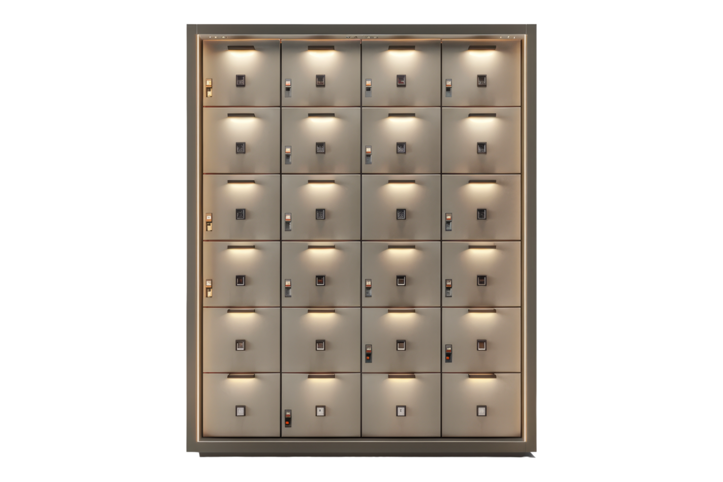 Deposit lock isolated on transparent background png