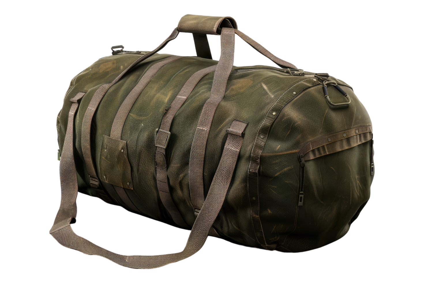 Duffel bag isolated on transparent background png