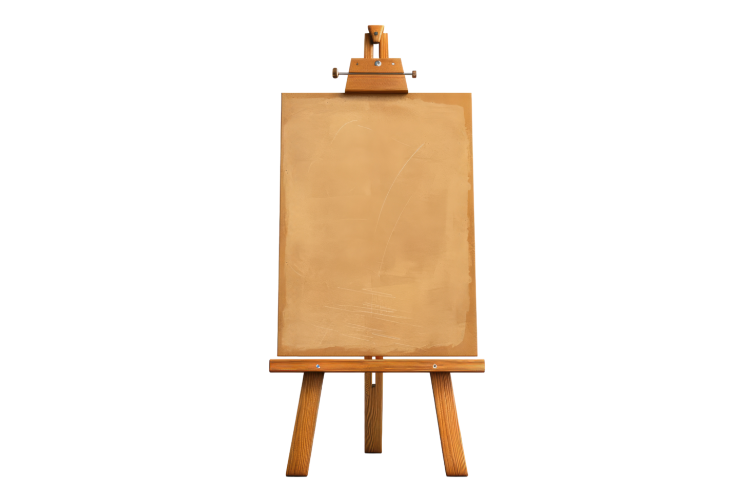 Easel board isolated on transparent background png