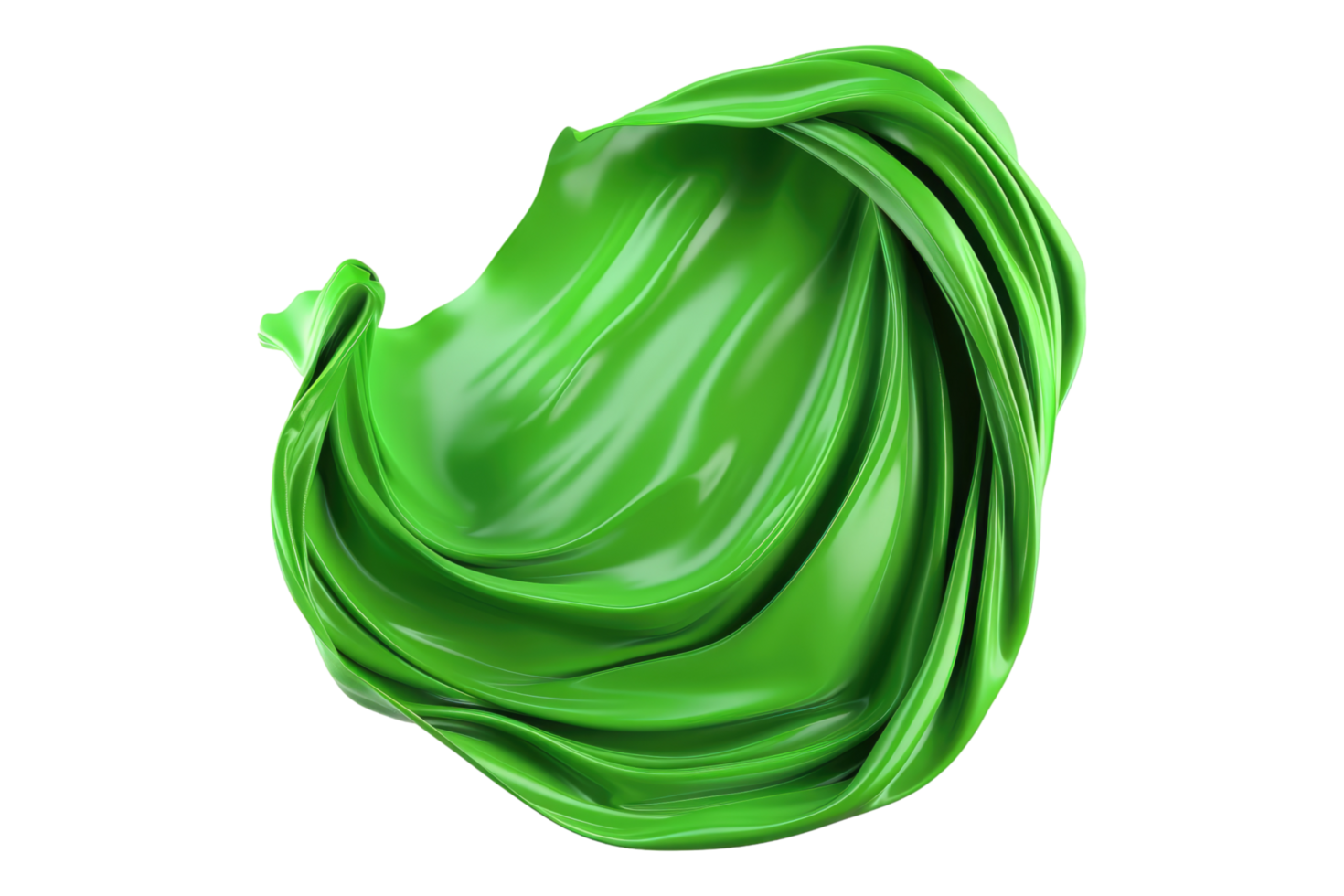 Chroma key green screen isolated on transparent background png