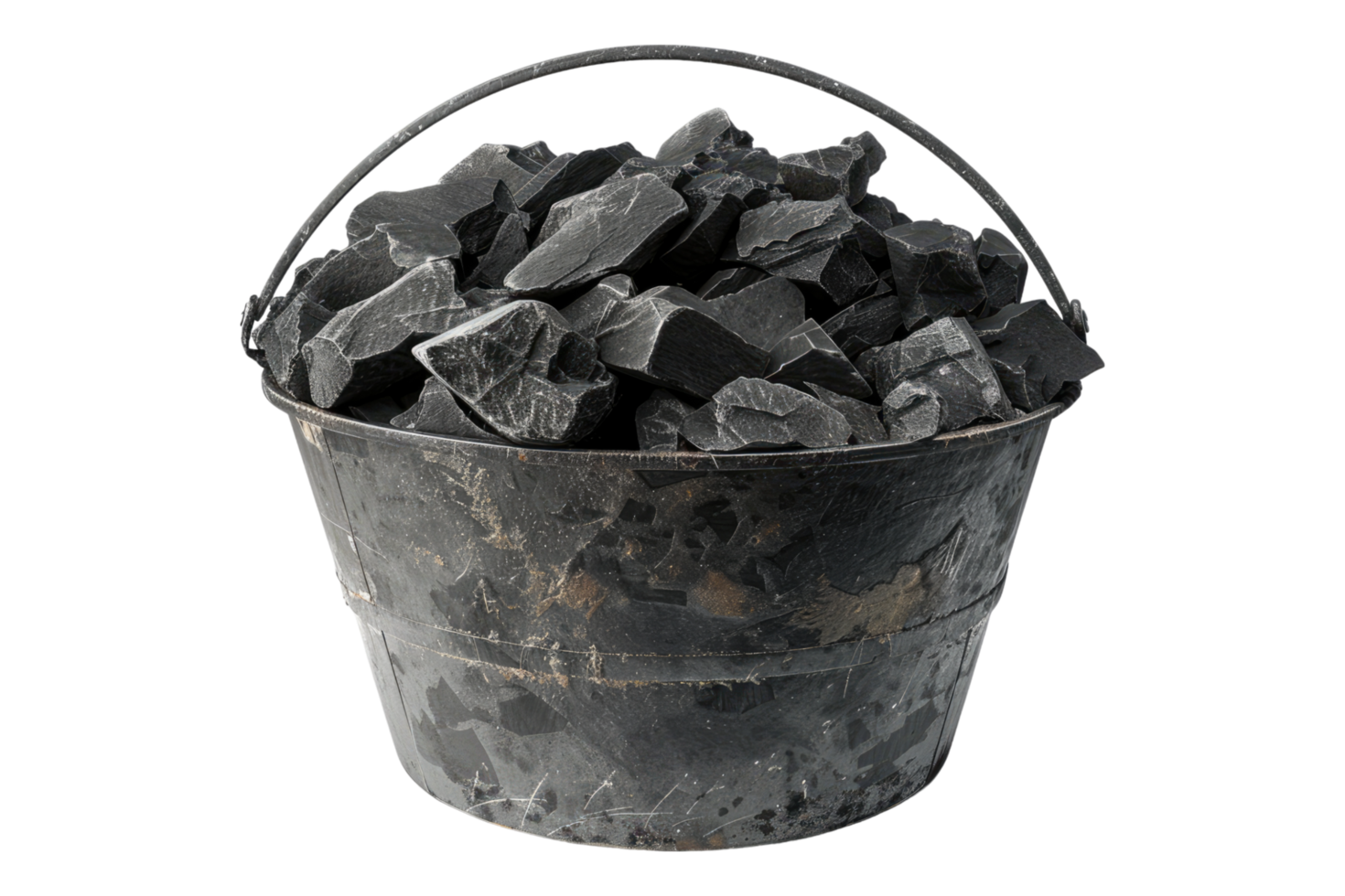 Coal bucket isolated on transparent background png