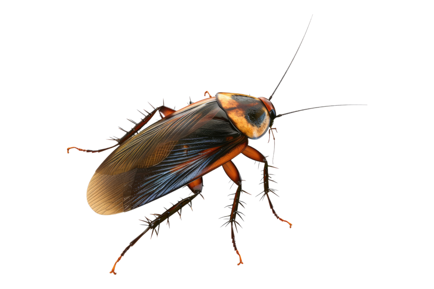Cockroach isolated on transparent background png