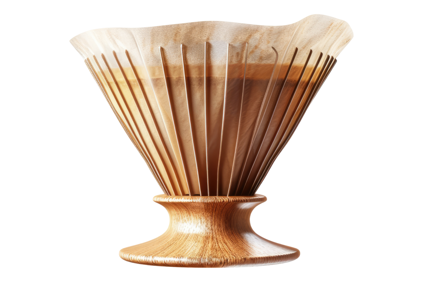 Coffee basket filter for espresso isolated on transparent background png