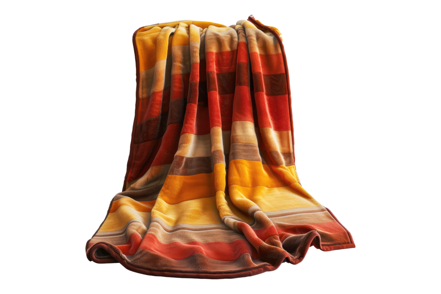 Convenient blanket isolated on transparent background png