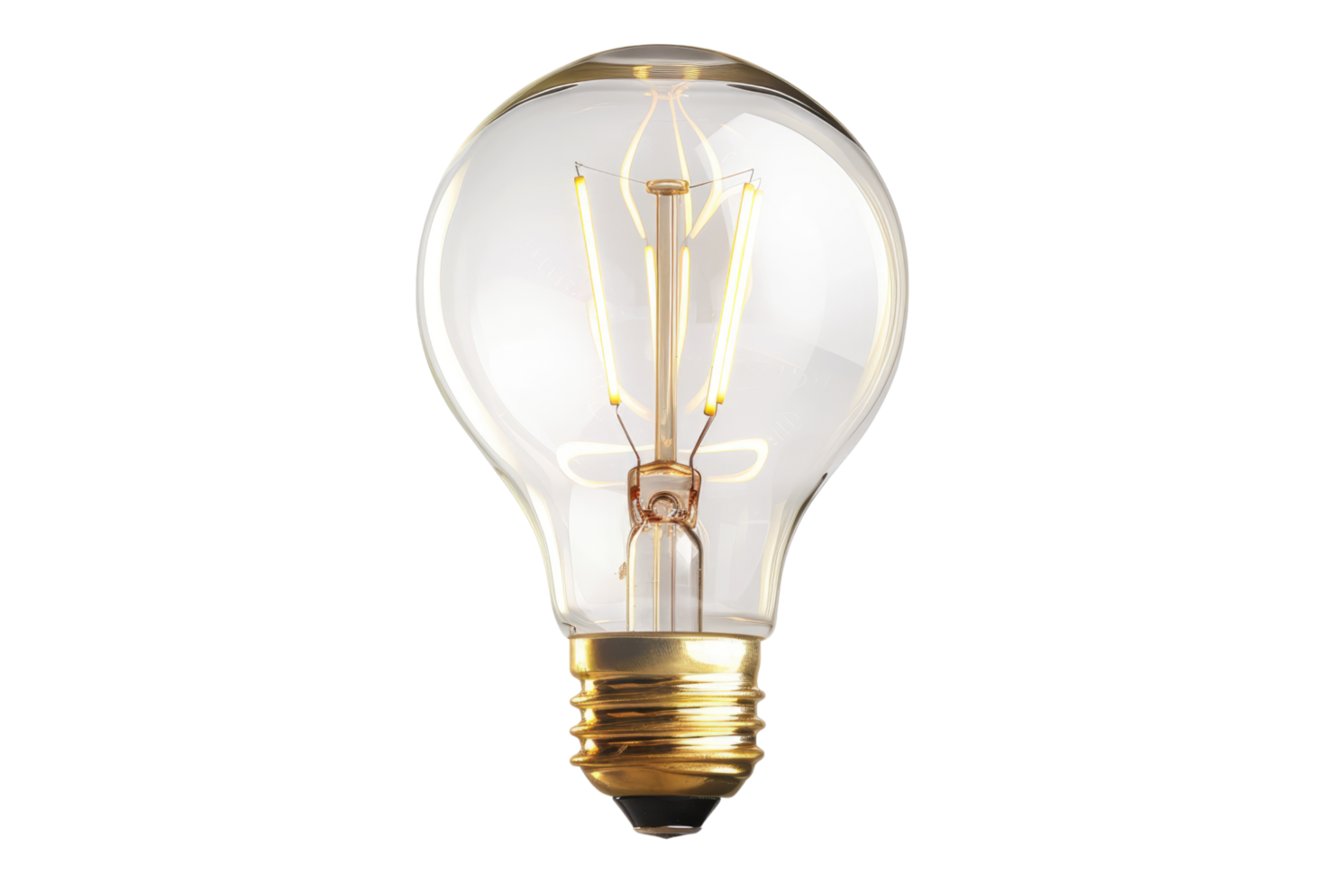 Convenient solution light bulb for alternating isolated on transparent background png