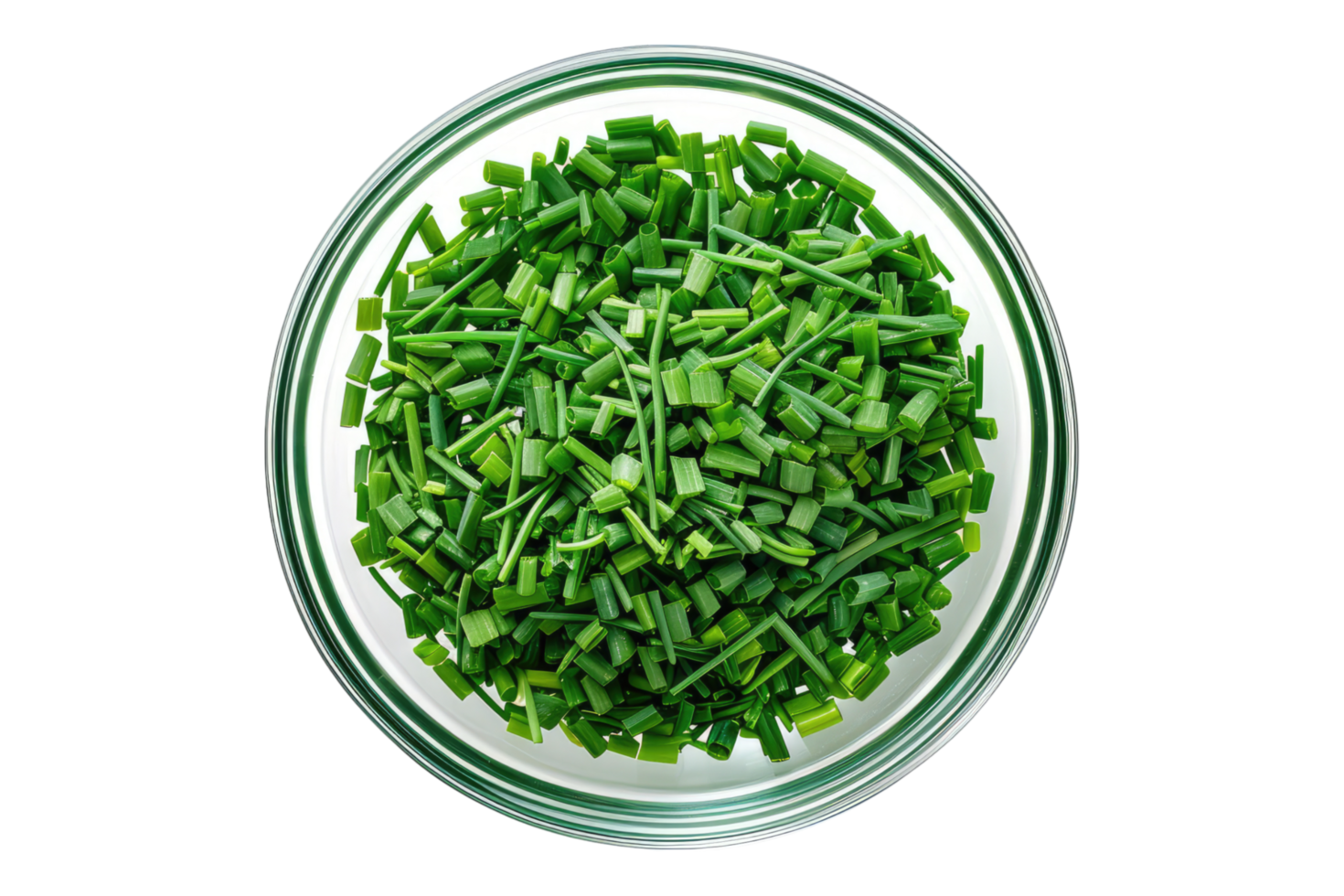 Fresh chives isolated on transparent background png