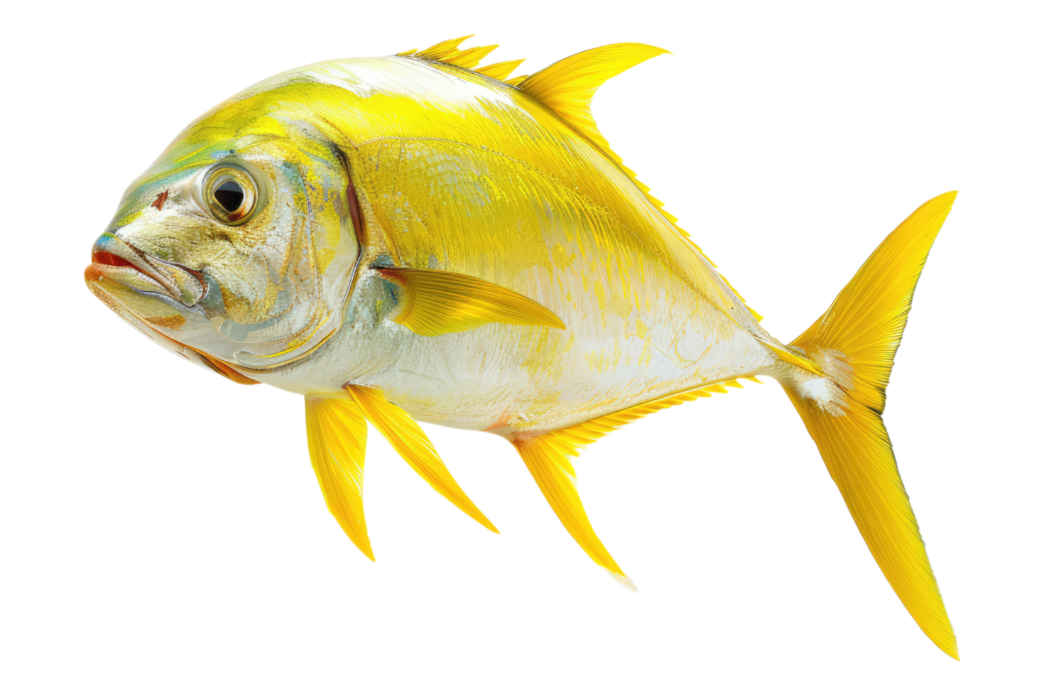 Fresh dorado fish isolated on transparent background png