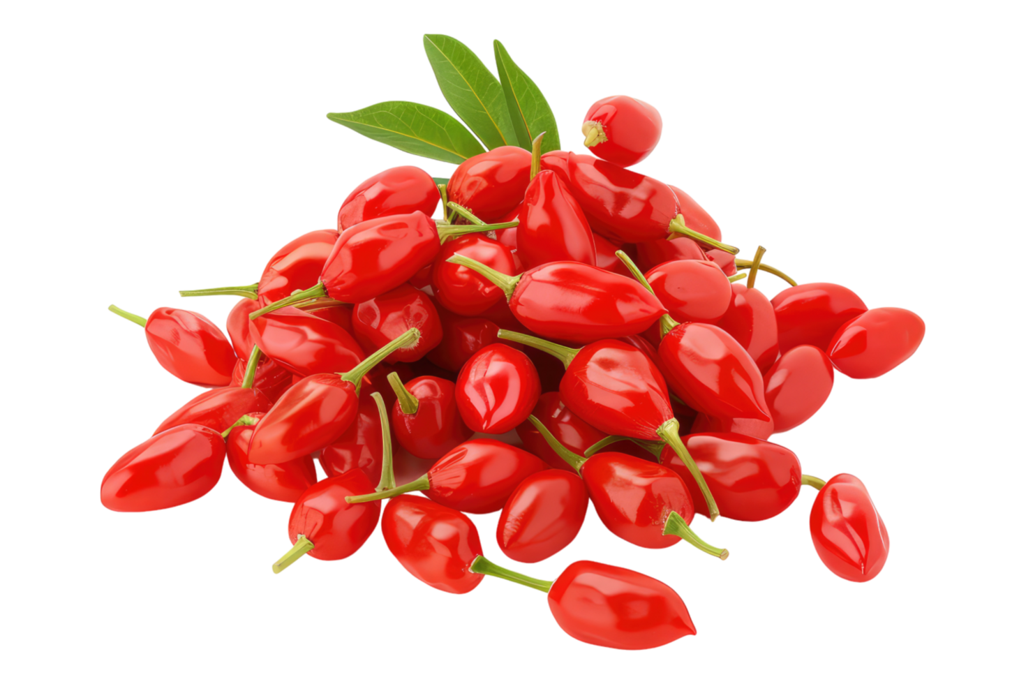 Goji berries isolated on transparent background png