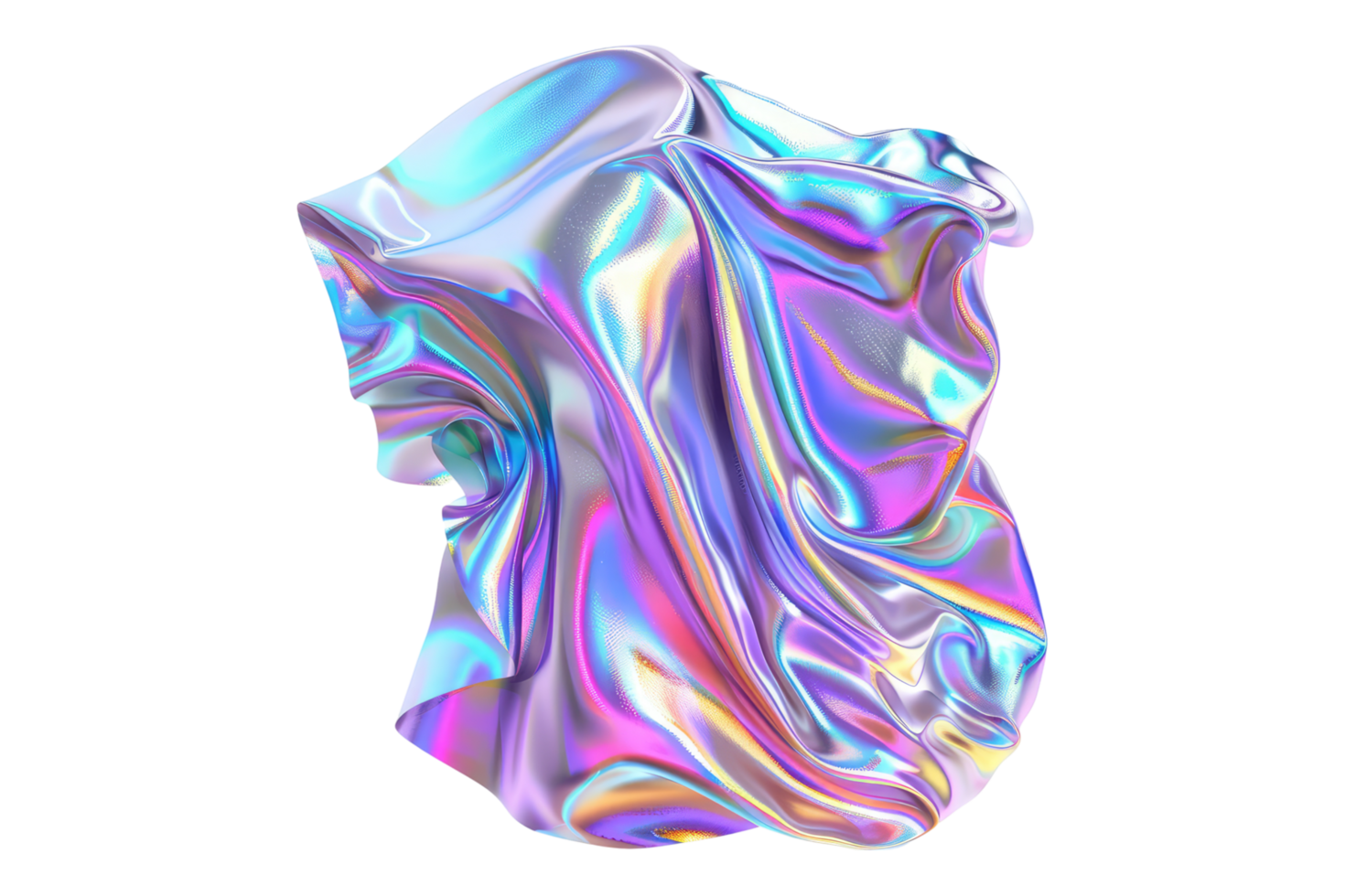 A shiny object with a lot of colors png