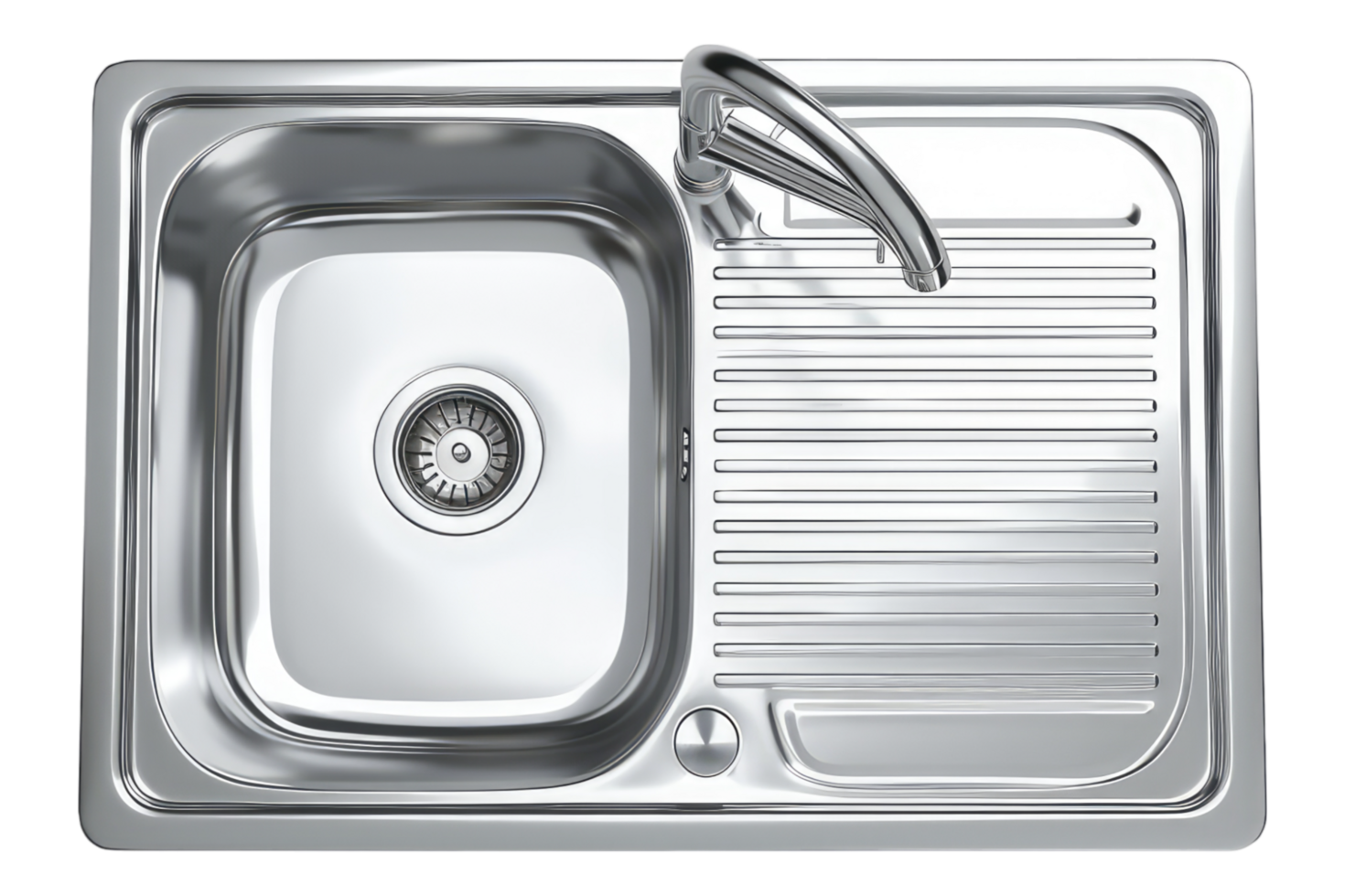 Kitchen sink isolated on transparent background png