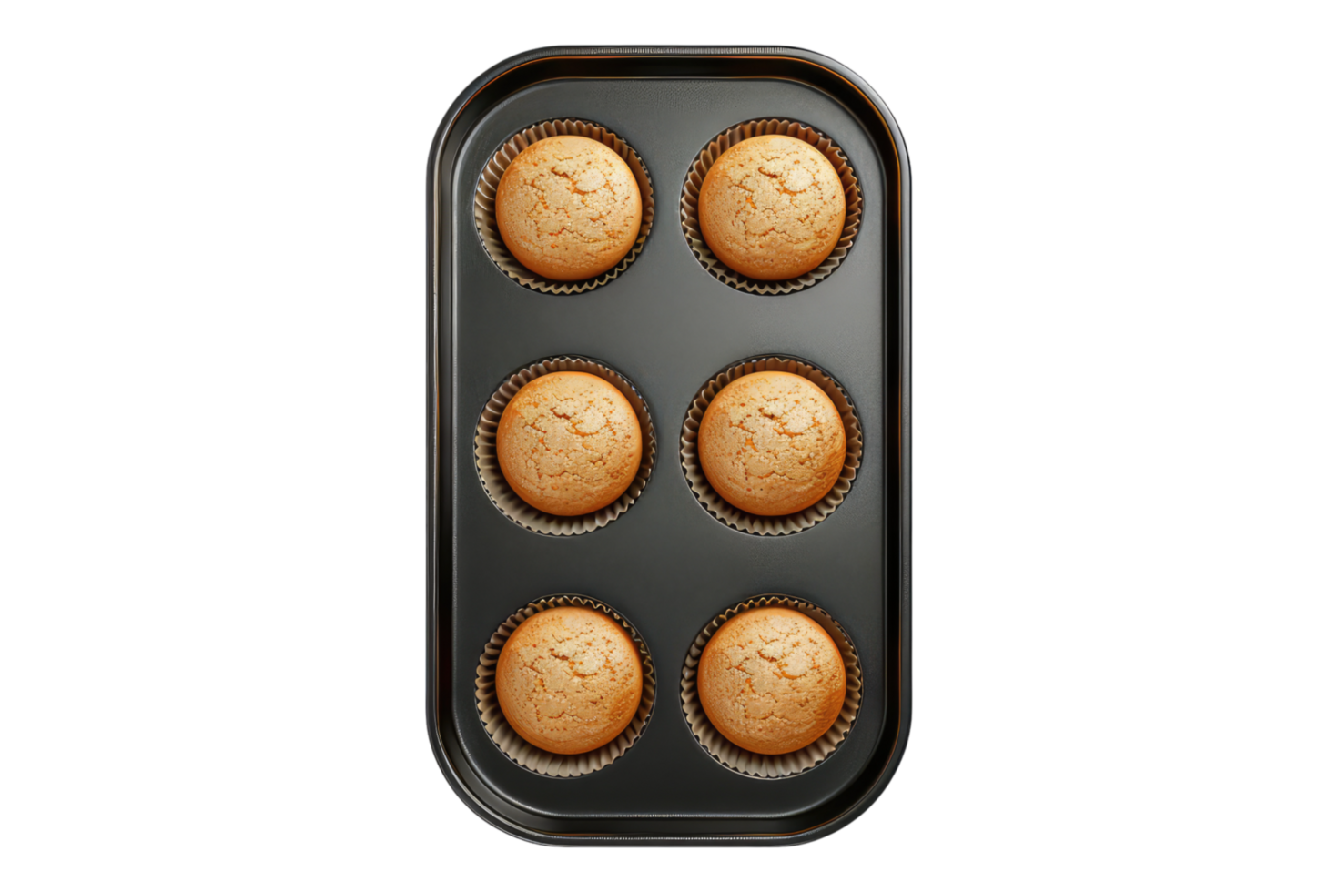 Muffin tin isolated on transparent background png