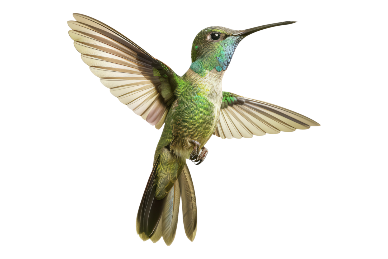 Humming bird nimbus nectar isolated on transparent background png