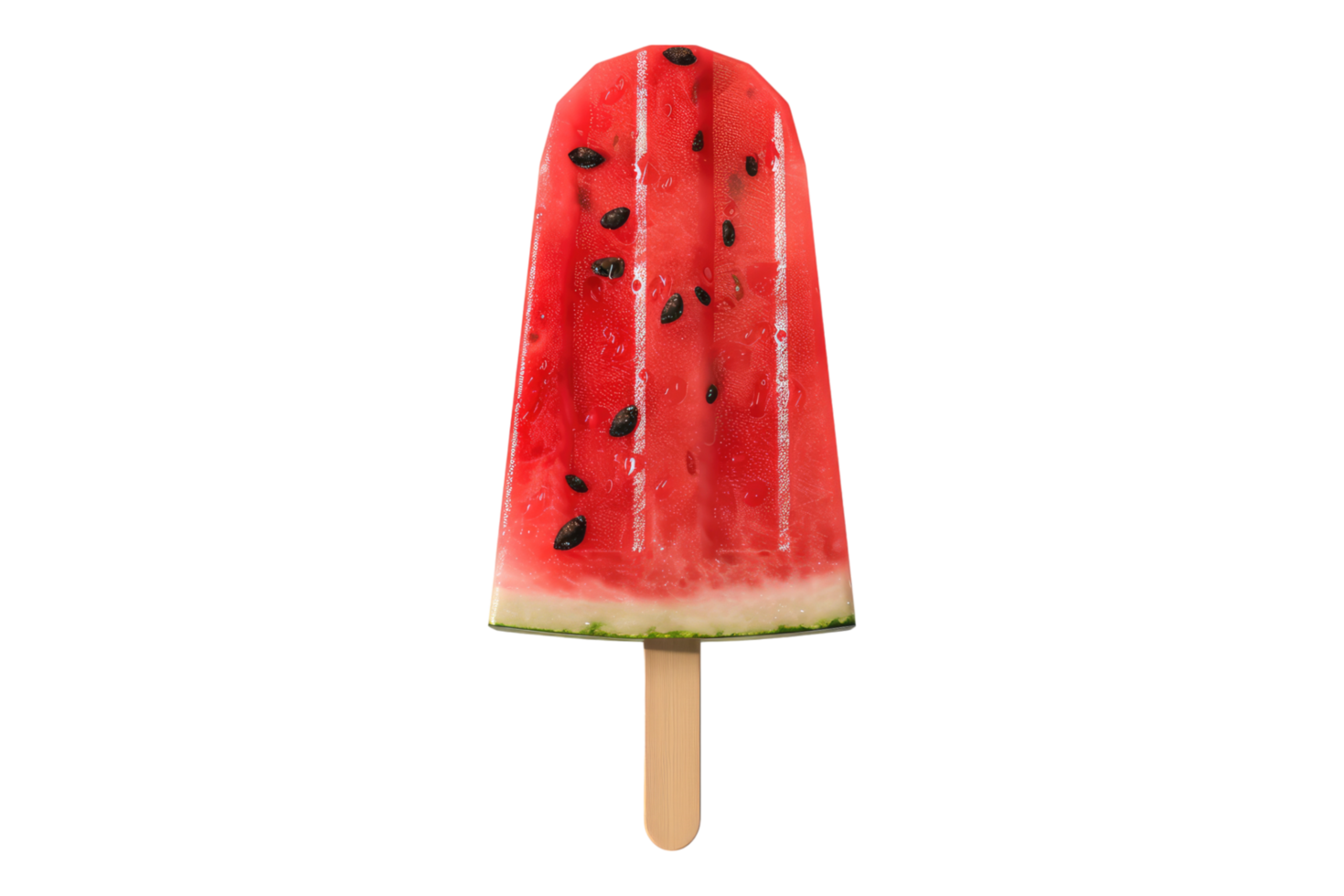Watermelon Popsicle isolated on transparent background png