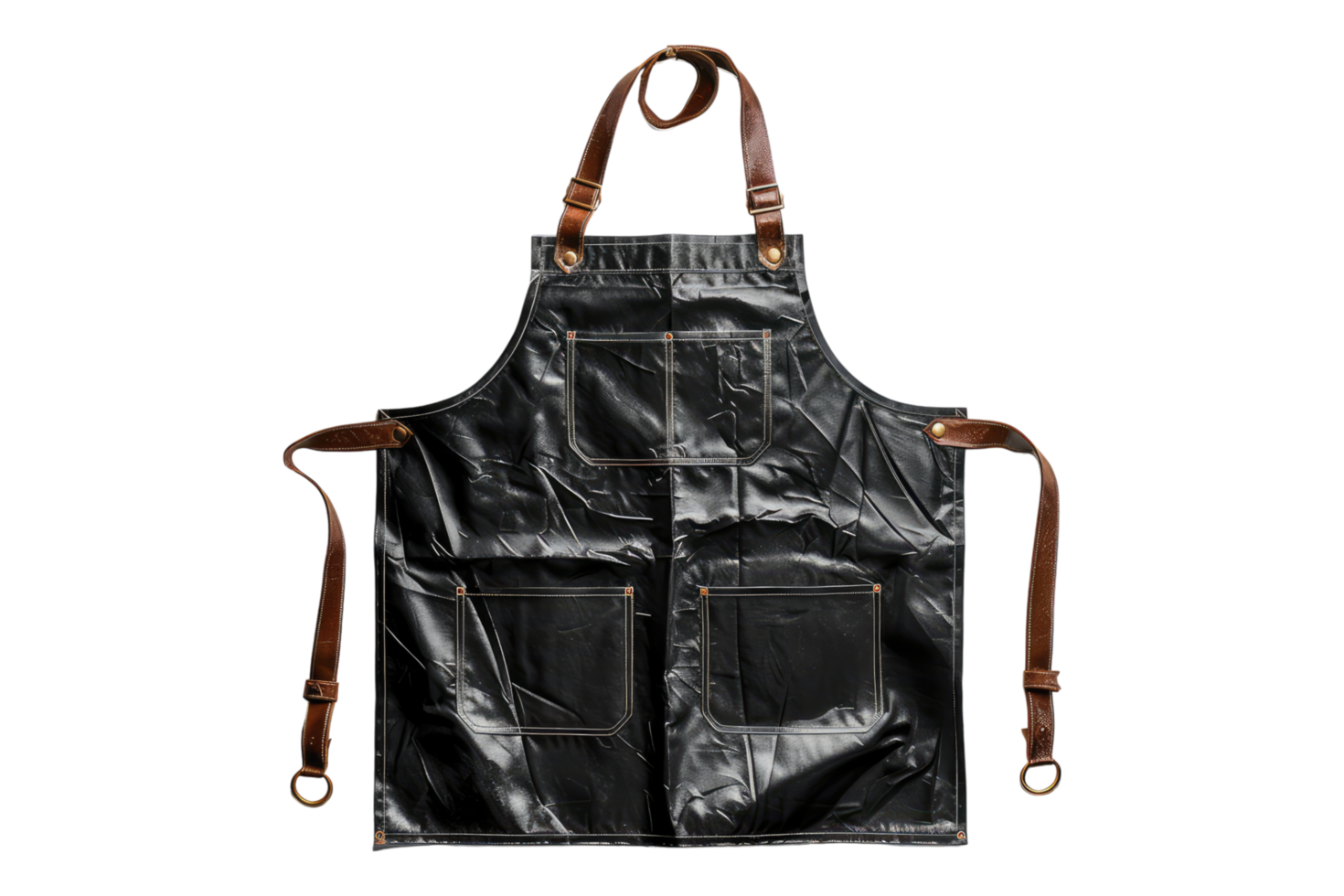 Barber apron isolated on transparent back ground png