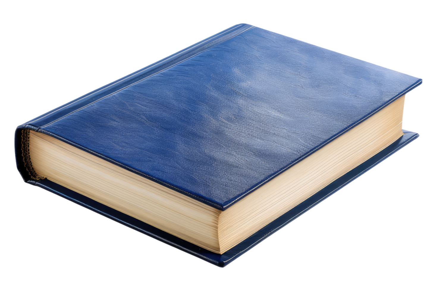 Blue book isolated on transparent background png