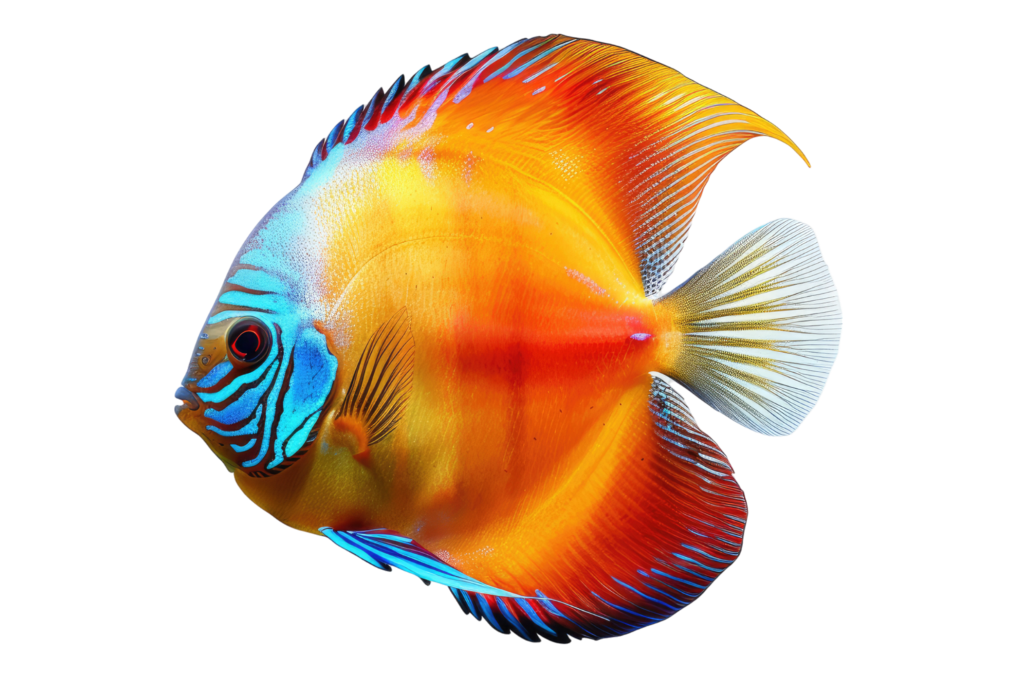 Discuss fish elegance isolated on transparent background png
