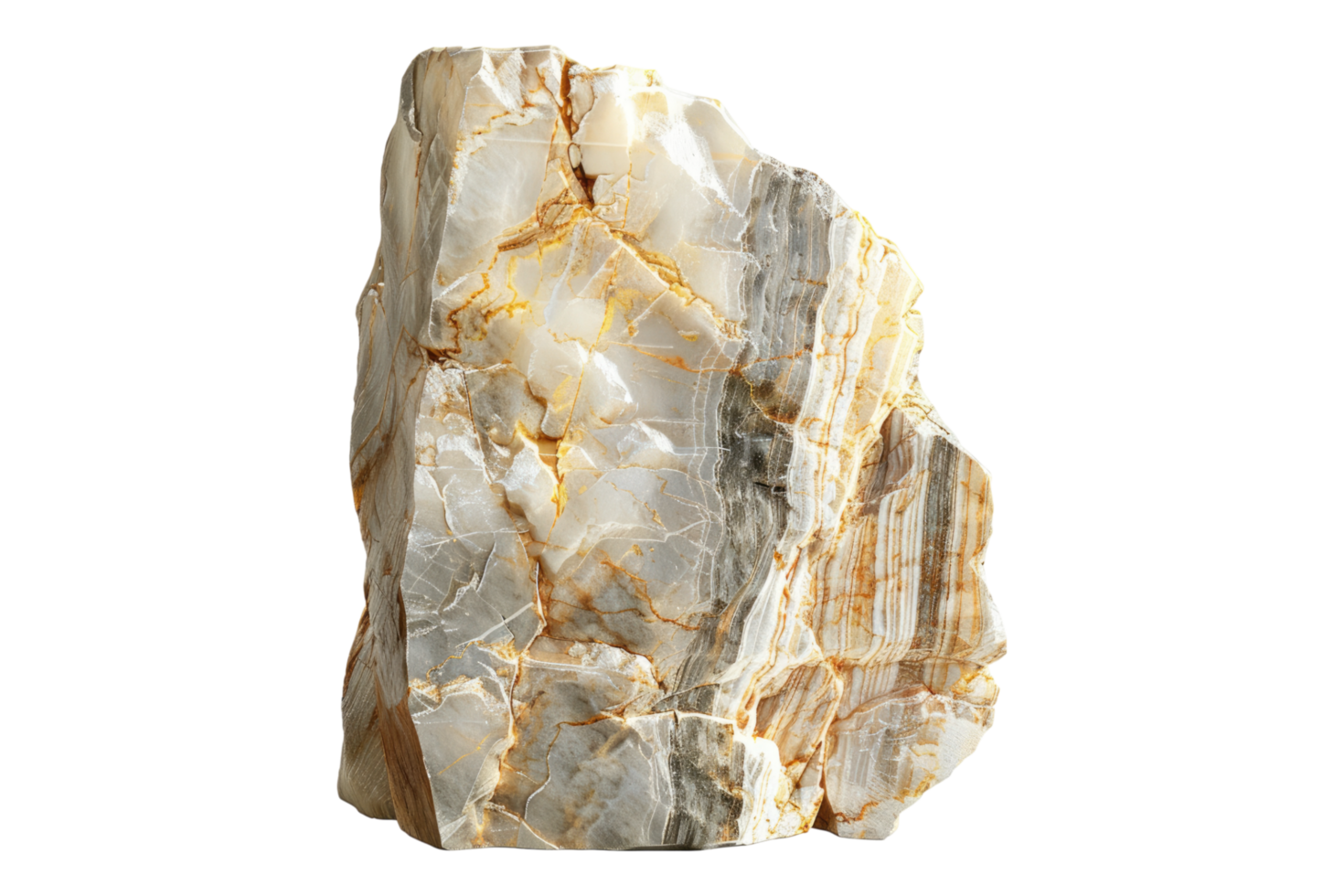 Elegance of Quartzite isolated on transparent background png