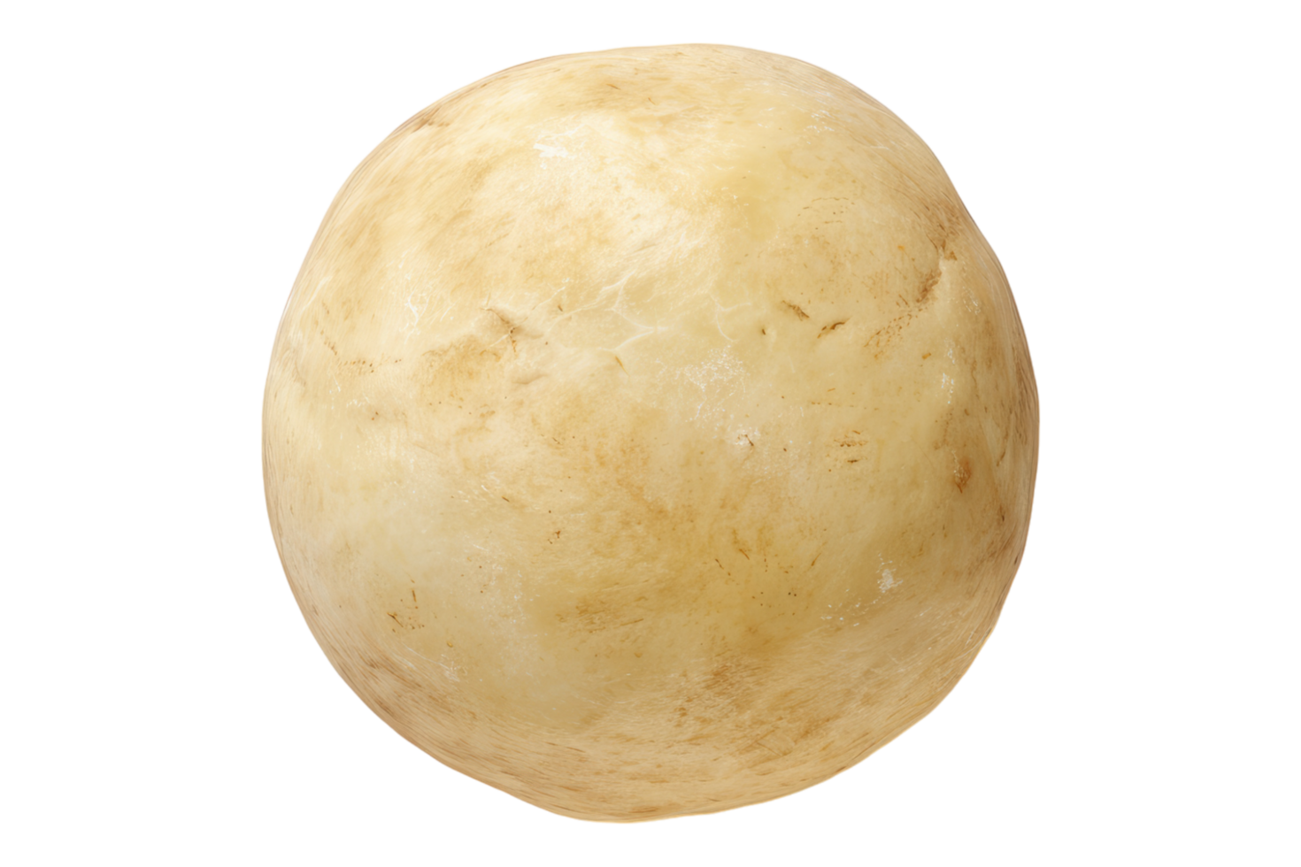 Raw dough ball isolated on transparent background png