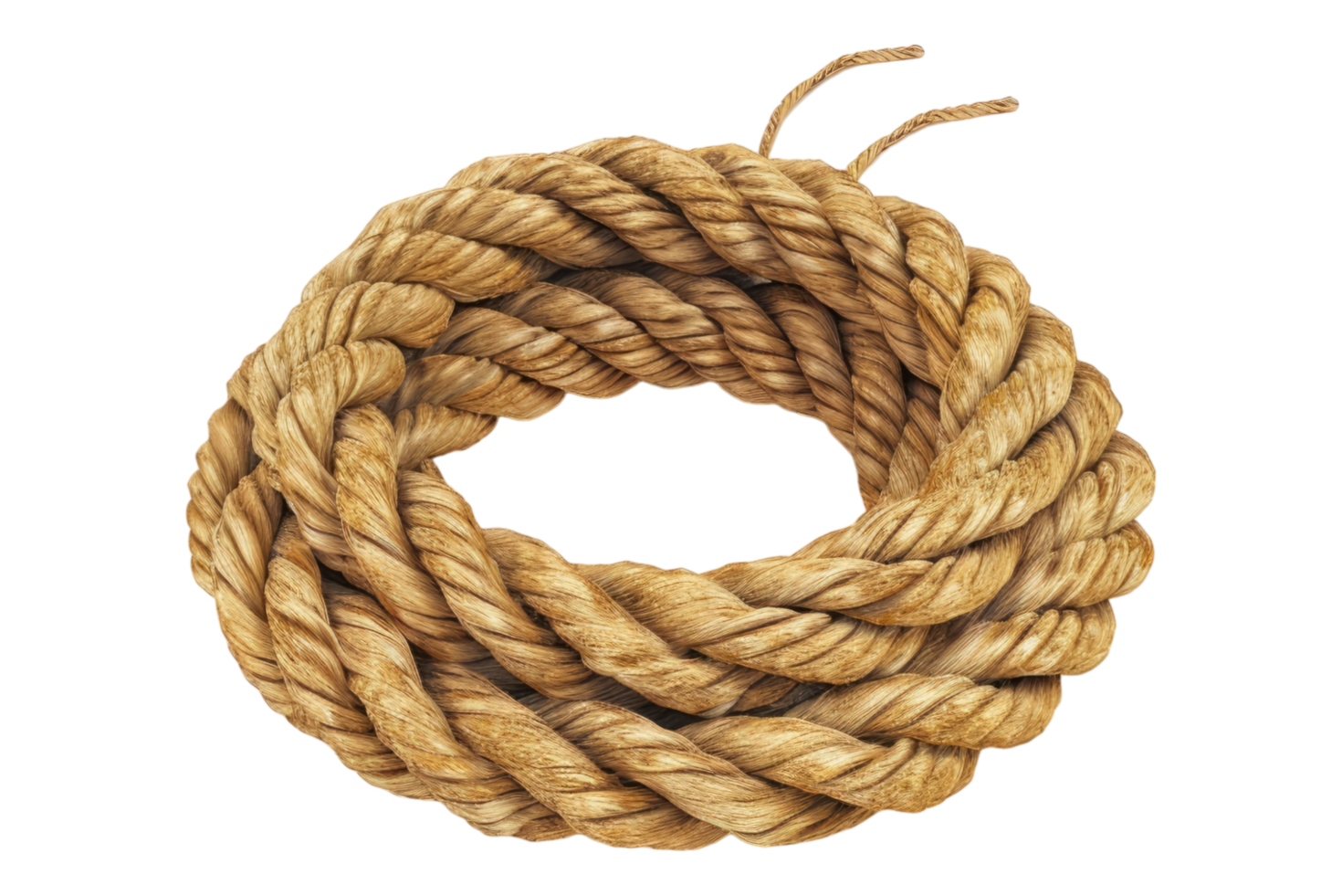 Rope part isolated on transparent background png