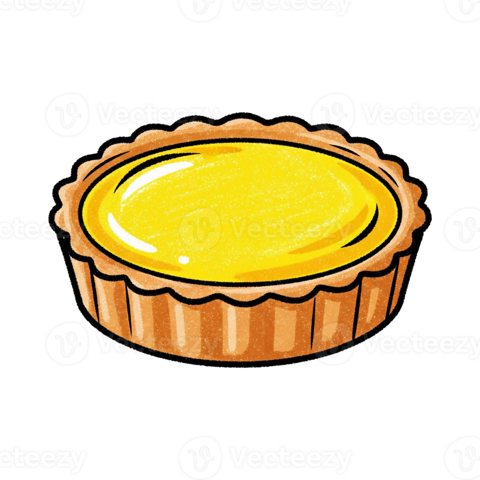 Lemon Tart Illustration png
