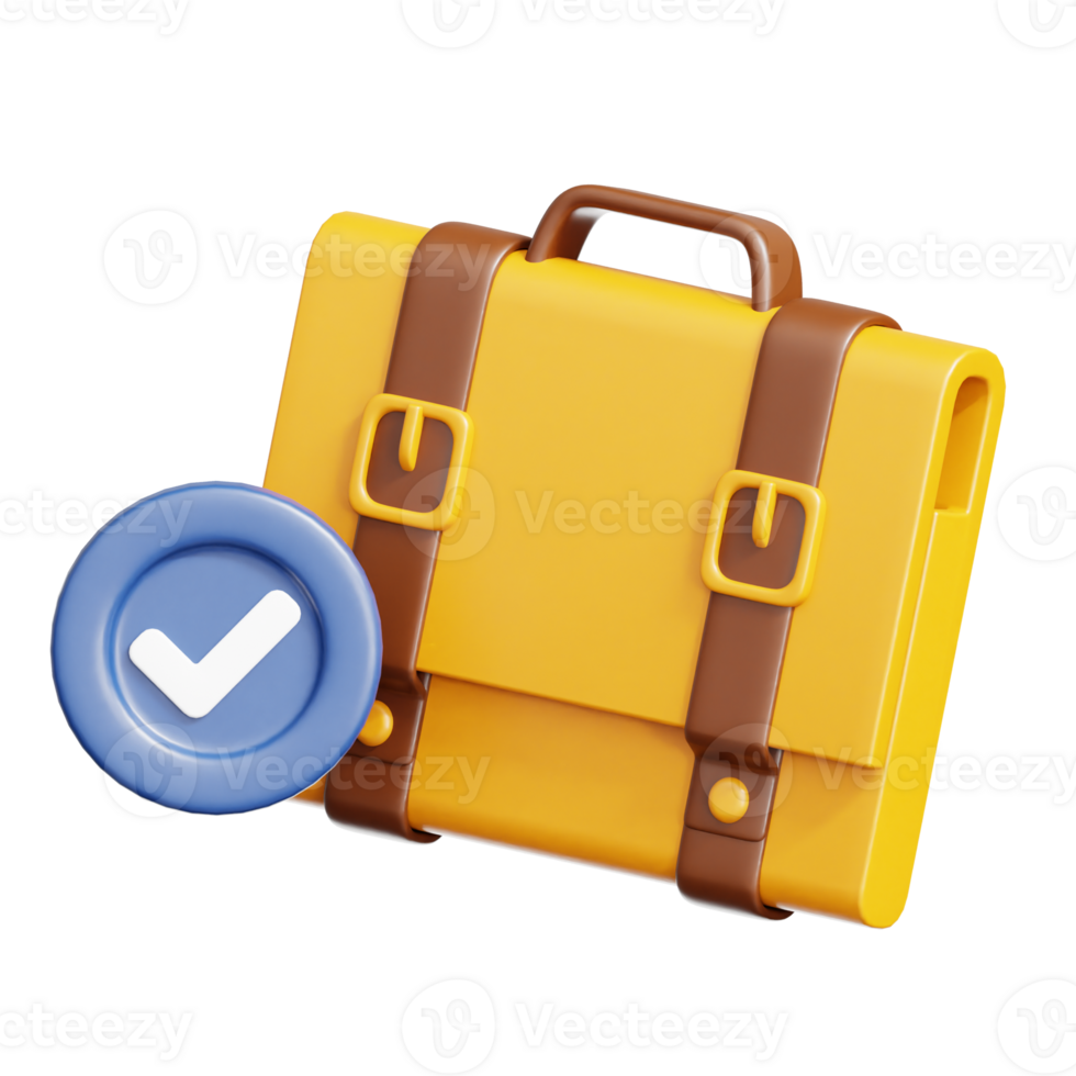 Hired 3D Illustration png