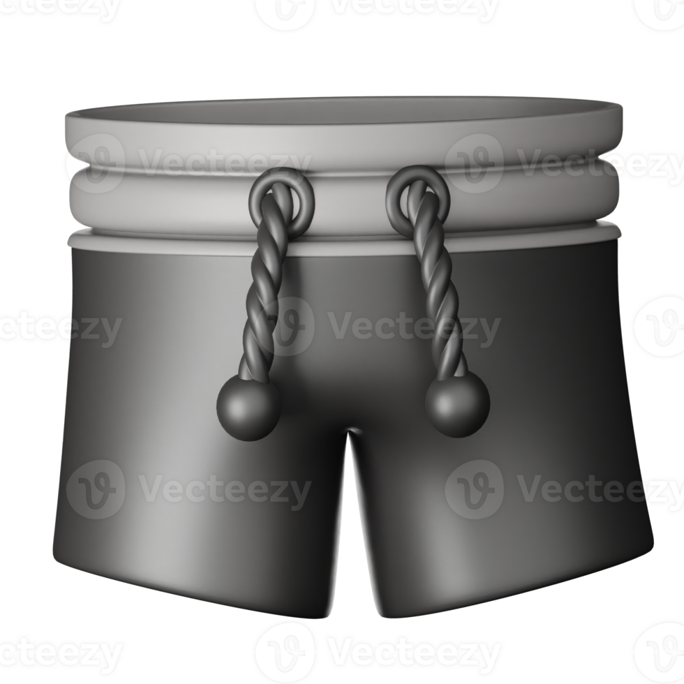 Sport Short Pant 3D Illustration png
