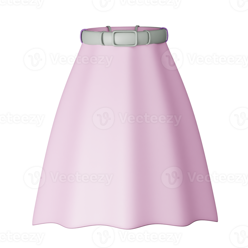 Skirt 3D Illustration png
