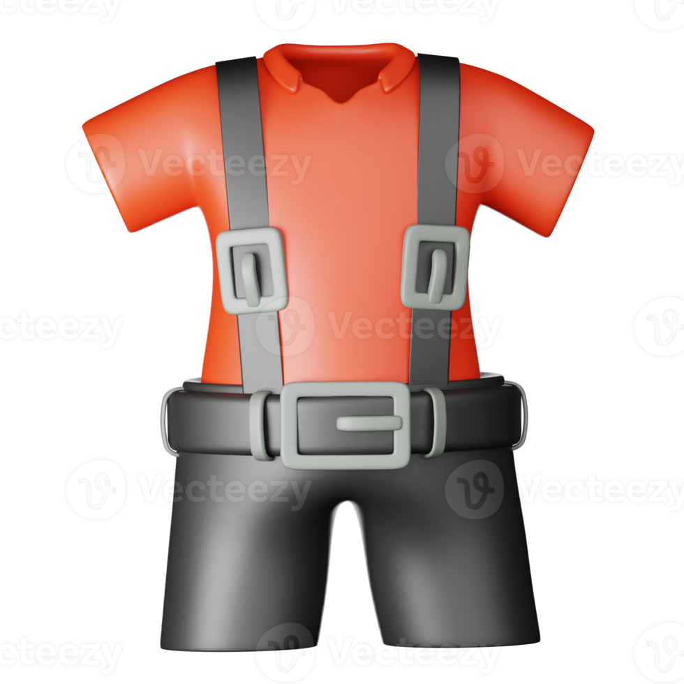 Dungarees 3D Illustration png